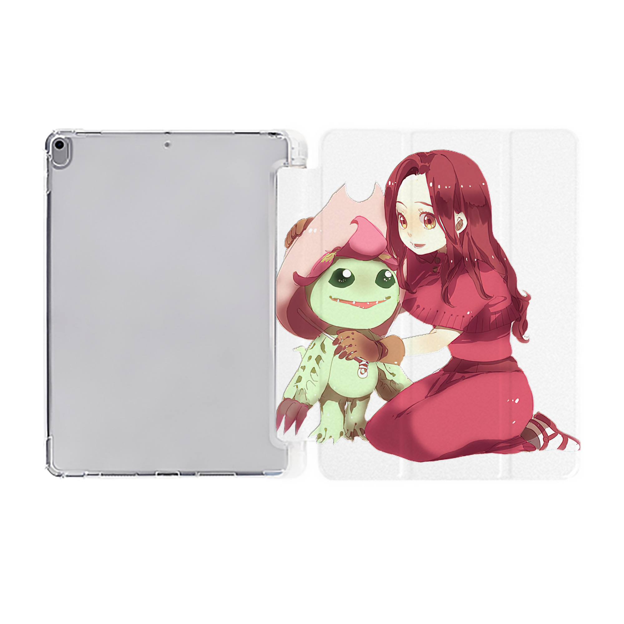 （画像用） Digimon デジタルモンスター/デジモン IPad ケース ペン収納付き 三つ折りスタンド PUレザー×シリコン 対応機種9.5/10.5/10.9インチ